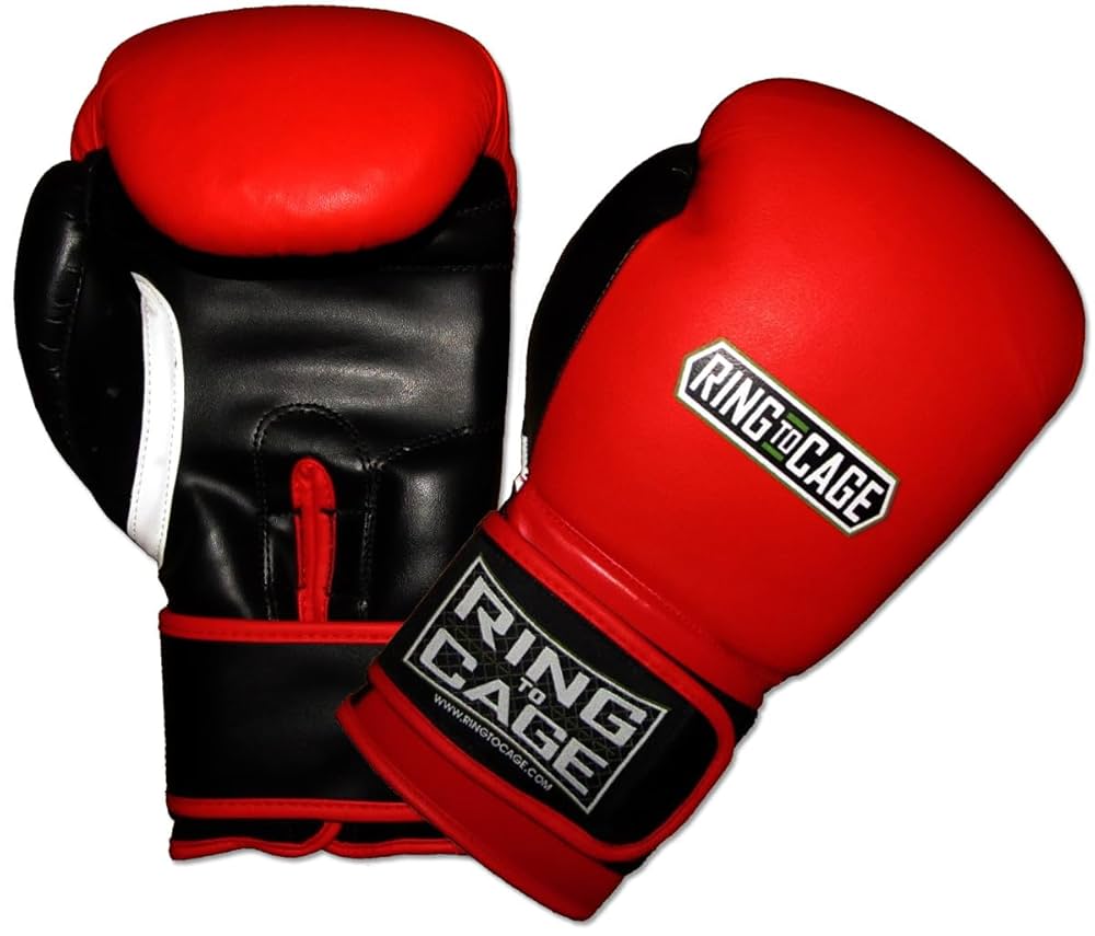 RING TO CAGE ボクシンググローブ トレーニング 22オンス Amazon.com : Ring to Cage Pro Training Gloves (Black/Red